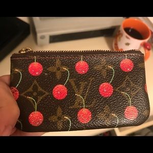 LOUIS VUITTON Cherry Key Pouch/RareLimited Edition